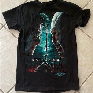 Black Graphic T-Shirt Harry Potter